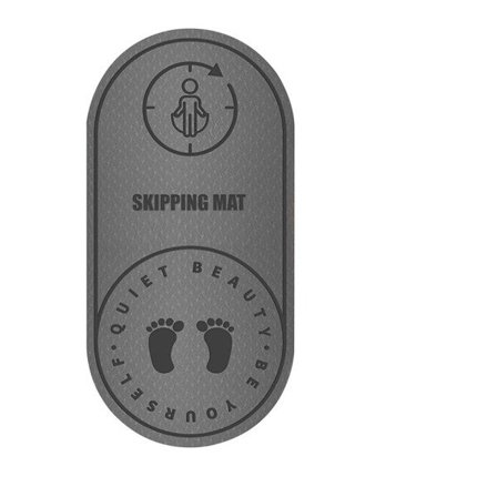 Anti støy hopp tau matte trening sjokk absorpsjon yoga matte høy tetthet brett utendørs gym sport