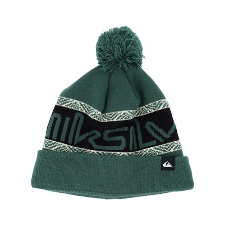 Quiksilver - Grøn pom Beanie - Kids Summit Beanie Trekking Green Beanie Pom @ Hatstore