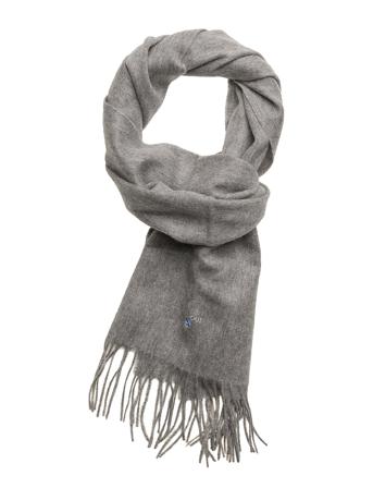 Plain Lambswool Scarf Accessories Scarves Winter Scarves Grå Barbour
