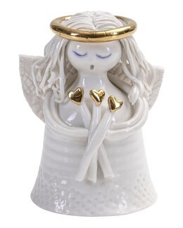 Engel Alice H.9 cm Hvid