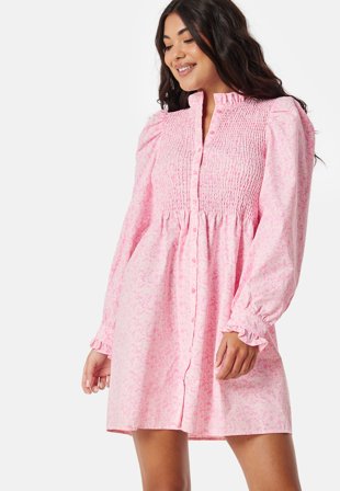 ONLY Onlpi Aspen Smock Dress Pink Klær