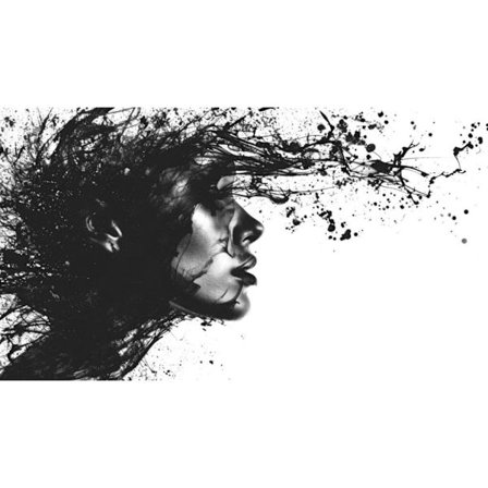 Kvinna Abstrakt Affisch 50×70 CM