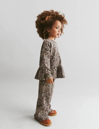 Wheat T-Shirt L/S Carolina - Purple - 152