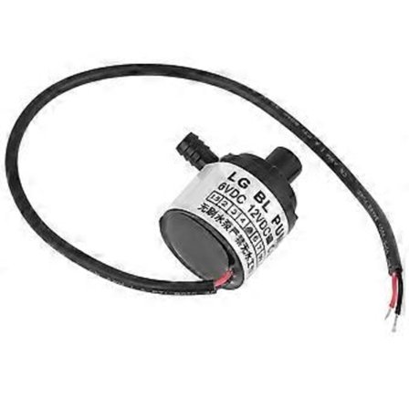 1 stk. Ultra Støjsvag Mini DC 12V 5W Børsteløs Nedsænkbar Vandpumpe 2,5m Løftehøjde Hjemmeindustri