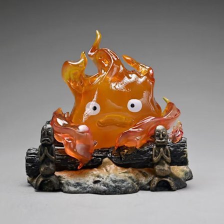 Calcifer Natlampe, Calcifer Harpiksstatue