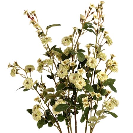 Hill Interiors Faux Wild Meadow Rose One Size Green