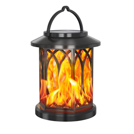 Solcelle lanterne flamme udendørs hængende lanterne have fakkel lanterne have græsplæne lanterne plug-in lanterne væg lanterne