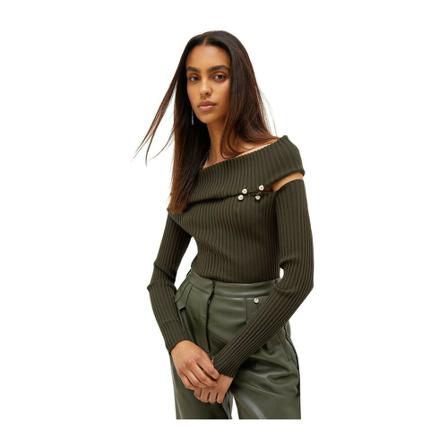 Liu Jo, Knitwear Groen, Dames, Maat:M