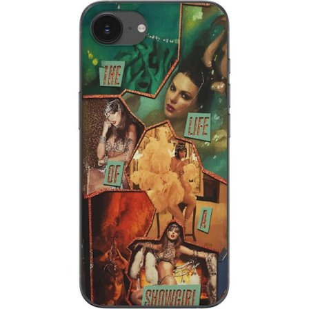 Kompatibelt Mobilskal till Apple Apple iPhone 16e Taylor Swift Livet som Showgirl - Gyllene Showgirl med Hatt och Glamour