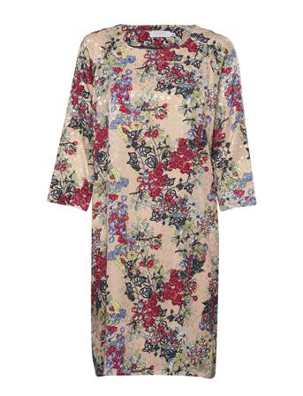 Dress In Winter Berry Print W. Ragl Patterned Coster Copenhagen