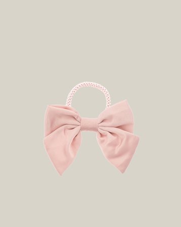 Dark Department Satin Bow Hair Tie Rosa Accessoarer Pige - Kids Brand Store