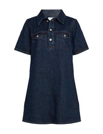 Calvin Klein Jeans | Popover Denim Dress Dark Ck Blue | XS