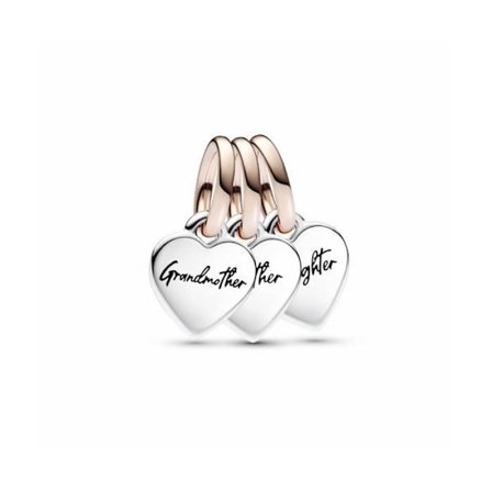 Berlockhänge - PANDORA - 782648C00 - Tvåfärgad - Metall - Blandat