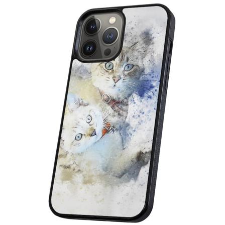iPhone 13 Pro Max - Deksel/Mobildeksel Katter Multicolor