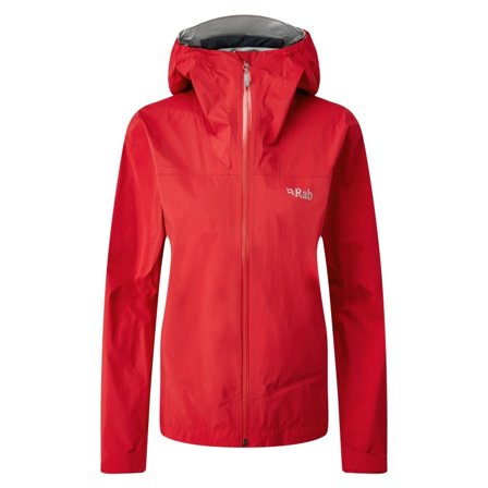 Rab Women's Meridian Jacket Women shell jackets Red UK 14