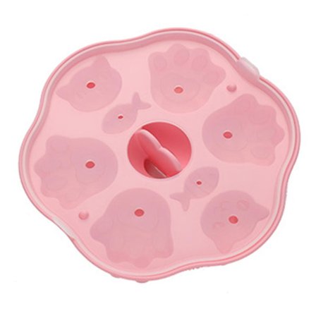 Silikon Babymat Fryst Bricka, Hemlagad Grönsaks- och Fruktpuré, och Bröstmjölksförvaringsbehållare med Lock