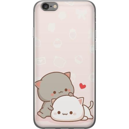 Apple iPhone 6 Gjennomsiktig deksel Kawaii