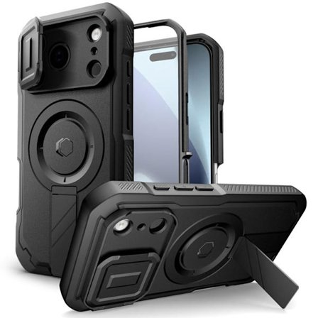 Tech-Protect Mobilskal till iPhone 17 Pro Magsafe Kevlar - Svart