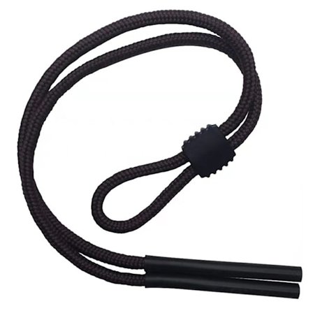 Sportsbrilleremmer, brillekjeder snor med justering (svart, 2 stk)