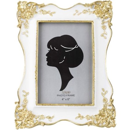 Vintage tavelram 4x6 Vintage barock skrivbordsväggbild F