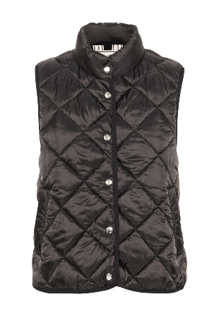 Part Two SidsePW Vest Jackor Dam Svart 38