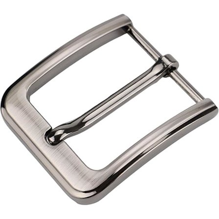 1,5 tommer (38-40 mm) Bæltespænde Enkelt Pind Firkantet Udskiftningsspænde til Mænd Kvinder Bælte