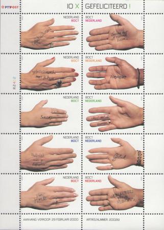 Holland 2000 - NVPH V1878-1887 - Miniark - Postfrisk