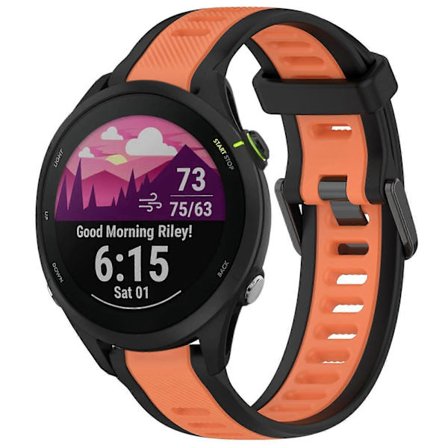 22mm Silikon Klockarmband För Garmin Forerunner 255