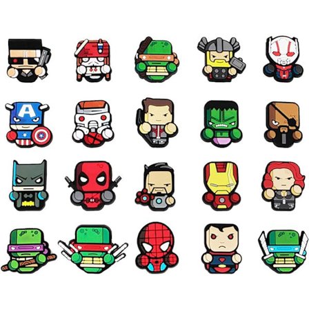 Random 20st Avengers Magnetic Kylskåpsmagnet Kylskåp Sticke