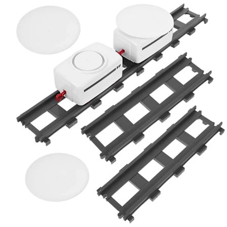 1 Sett Sushi-togsett Roterende Sett Elektrisk Sushi Roterende Maskin Leketøysspor Roterende Tog 19.80X6.20X1.50CM