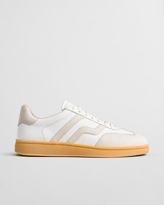 GANT - Cuzmo sneakers i semsket skinn til herre til herre eggshell