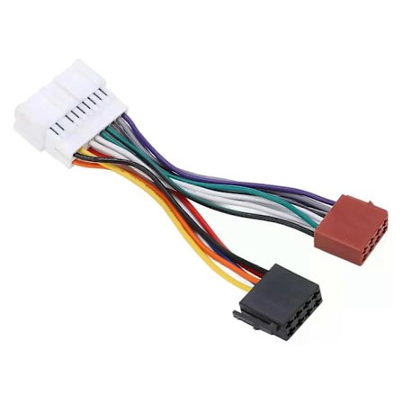 For ISO Radio Plug Ledningsnett for Nissan Navara D40 2005 2015 Enkel installasjon Slitasjebestandighet Ingen kutting nødvendig