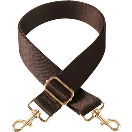 75-135 cm justerbar axelrem - Väskaxelrem Brun