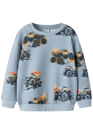 Name It NMMDALI LS NREG SWEAT UNB Hoodies & sweatshirts Herr Blå 98