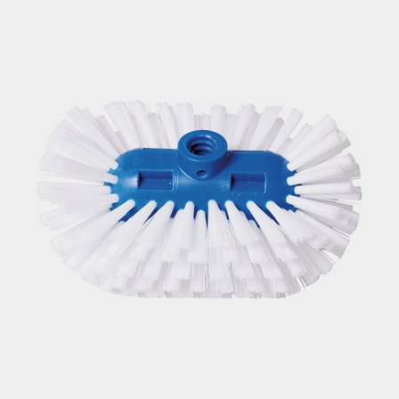 Porcupine brush / hedgehog brush 1852-Marine, with hole for water flow, hard, white