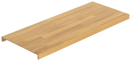 Lundbergs Classic 81582 Dobbelttrin 1450x590x12 mm, Trapper & rækværk