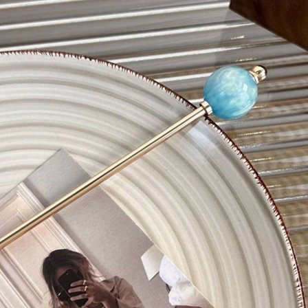 Rund boll metall hårnål Panfa Artifact 5 5