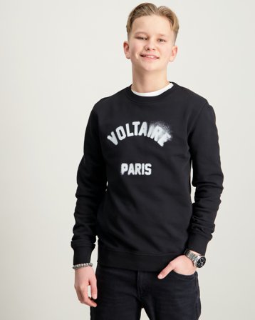 Zadig&Voltaire BASIC SWEATSHIRT Svart Genser Gutt - Kids Brand Store