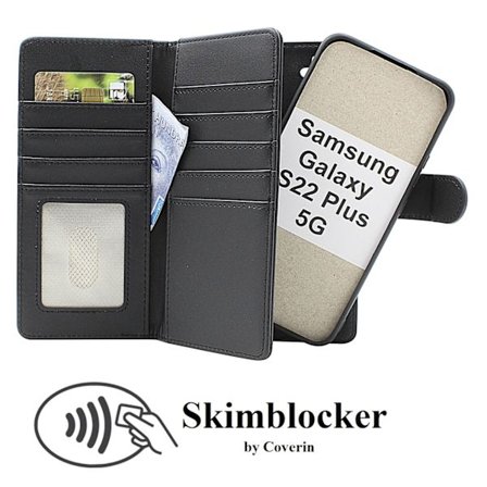 Skimblocker Samsung Galaxy S22 Plus 5G XL Magnetfodral