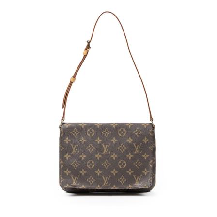 Louis Vuitton Vintage, Pre-owned Shoulder Bags Bruin, Dames, Maat:ONE Size,Canvas