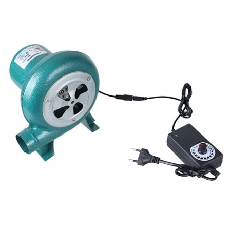 30W/40W/60W/80W Centrifugalventilator til grill, camping AC120V-240V DC12V-drevet BBQ-blæser med variabel hastighedsregulator