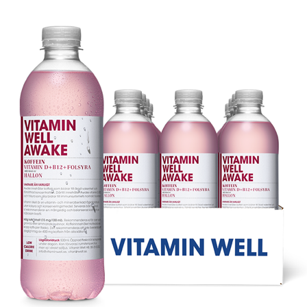 12 x Vitamin Well Vitamindryck 500ml