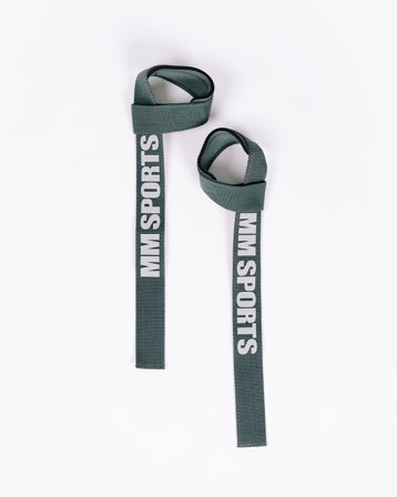 MM Sports Lifting Straps 3D Silicone, Faded Green