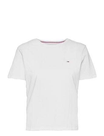 Tjw Soft Jersey Tee T-shirt Top Hvid Tommy Jeans
