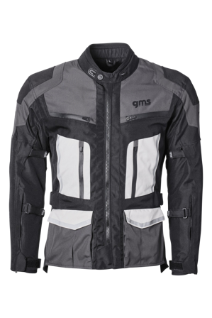 Chaqueta de Moto GMS Tigris WP Negro/Blanco 4XL