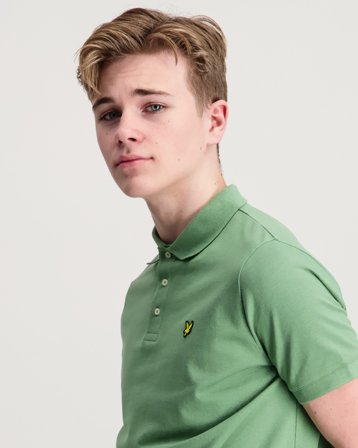 Lyle & Scott Plain Polo Shirt Grün Polo/Rugbyshirts Jungen - Kids Brand Store