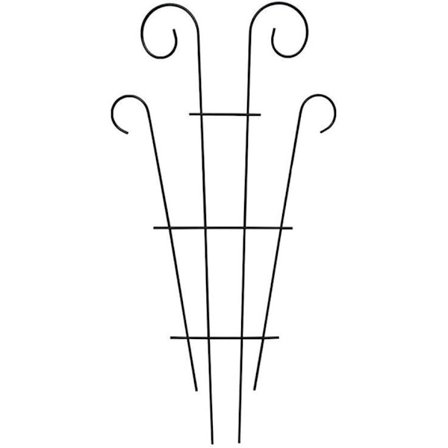 Plante klatrestøtte, hageramme blomsterstativ bur rustfritt innendørs utendørs for rose søt ert grønnsak