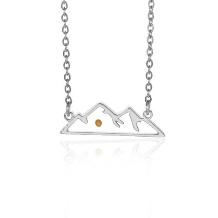 Rostfritt stål litet senapsfröhalsband för kvinna