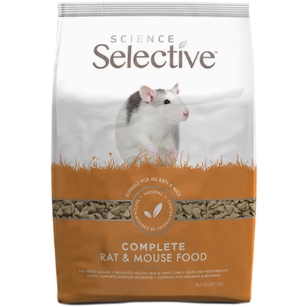 Supreme Selective - Science Selective rotte og mus 1,5 kg - Smådyr - Fôr & høy til smådyr - Pellets - ZOO.no