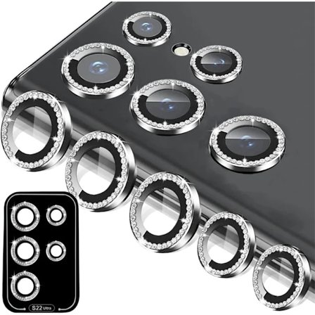 Lämplig För Samsung Galaxy S25Ultra S23 S24 Ultra S24 Plus S22Ultra Diamant Glänsande Färgglad Mobiltelefon Linsskyddsfilm